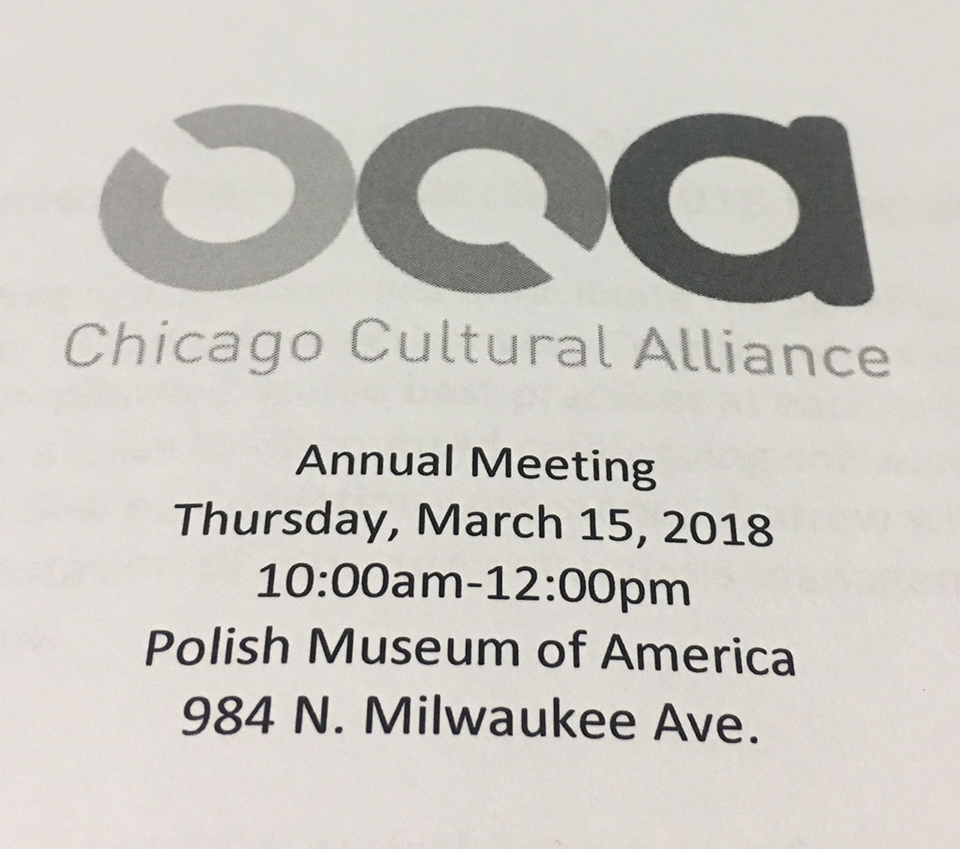 Chicago Cultural Alliance Annual Meeting