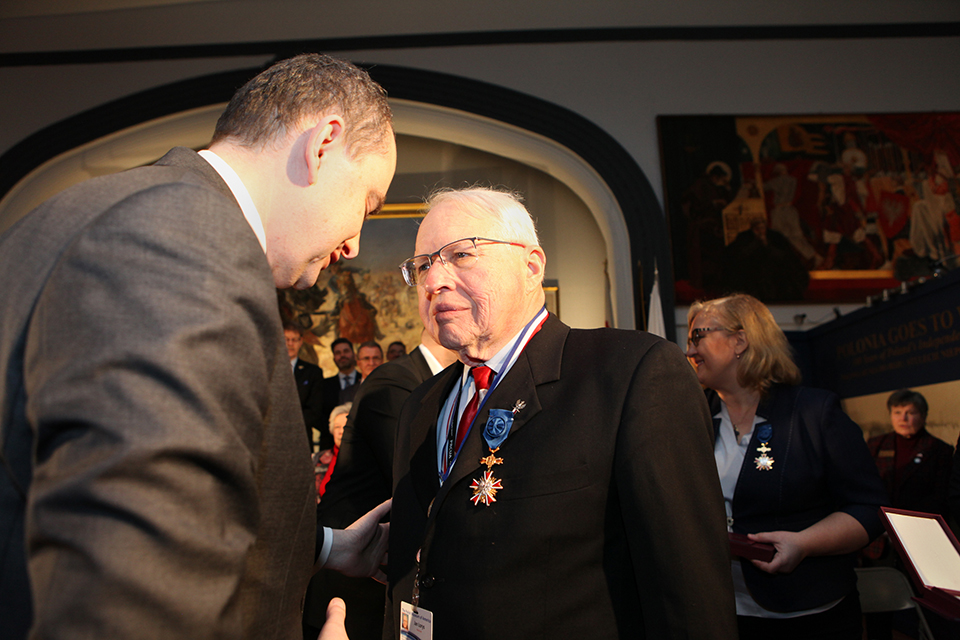 President and Employees of Polish Museum of America were awarded