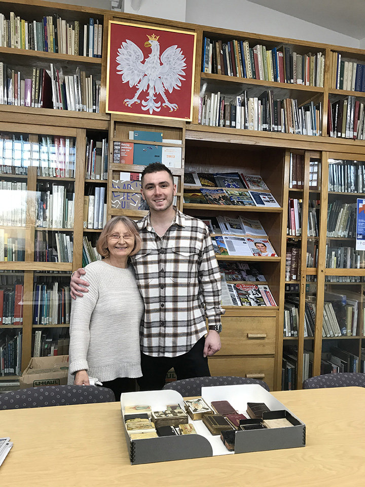 Kamil Bednarek z wizytą w Muzeum Polskim w Ameryce!