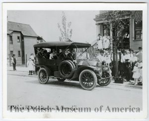 Black and white photograph of a Polish Wedding Party, 1919.