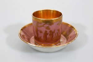 Cup and Saucer, Empire style. According to tradition used by Kosciuszko