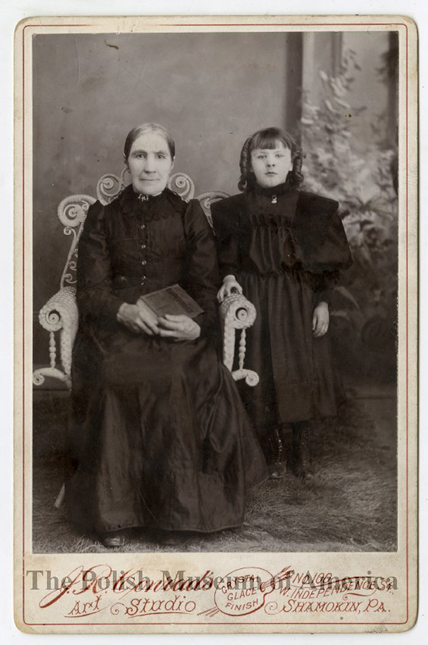 Mother Klimek and Victoria Klimek, Shamokin July 2, 1896