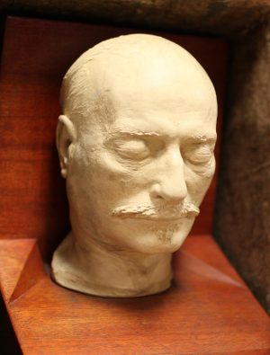 Paderewski’s death mask taken by his friend, American sculptor and author Malvina Hoffman (1885-1966)