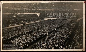 Paderewski at the Madison Square Garden Concert, February 8, 1932.