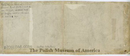 Banquet in honor of Gen. Haller