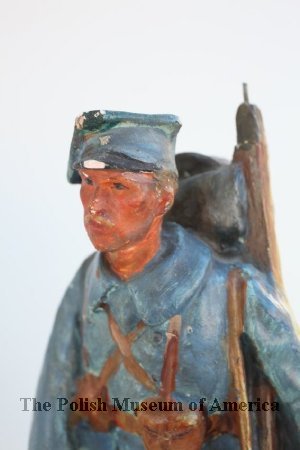 Blue Army soldier figurine, World War I